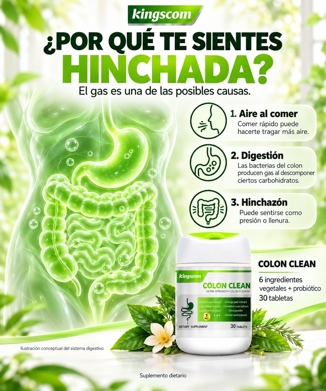 Posibles causas de la hinchazón